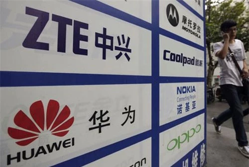 Huawei và ZTE là hai hãng viễn thông hàng đầu của Trung Quốc. (Ảnh: Reuters)