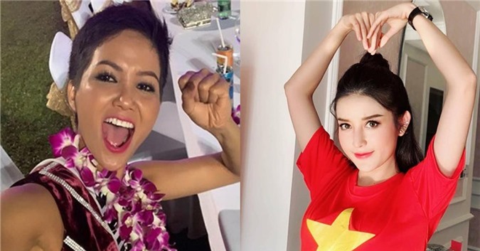 VN thắng Jordan: H'Hen Niê và dàn hoa hậu, á hậu vỡ òa vui sướng, lập team "đi bão"