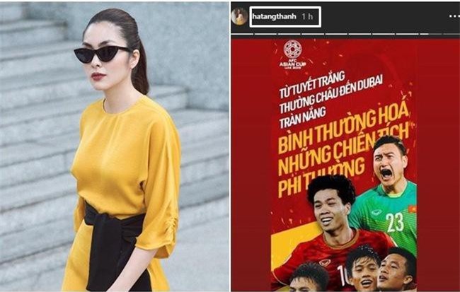 Mấy ai "máu lửa" như Tăng Thanh Hà: Việt Nam đã thắng Jordan từ lâu nhưng vẫn miệt mài thả tim chúc mừng