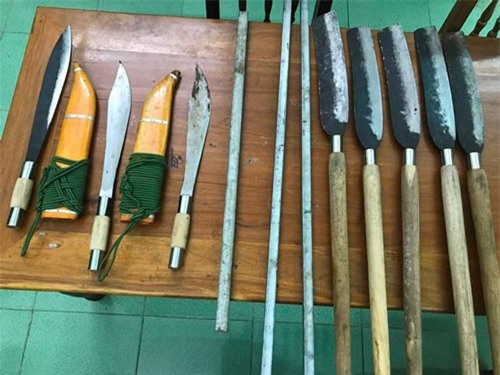 Quảng Nam: Ngăn chặn nhiều nhóm thanh niên dùng mã tấu thanh toán nhau