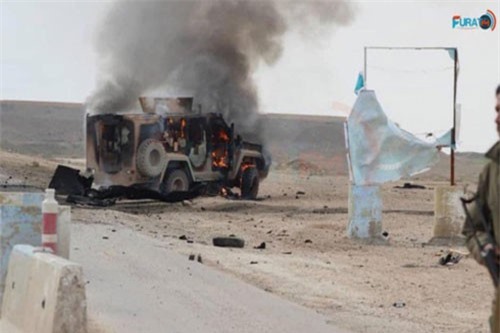 Đoàn xe của lực lượng Mỹ và đồng minh bị đánh bom tại Syria