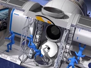 Khách sạn sang trọng đầu tiên trong không gian