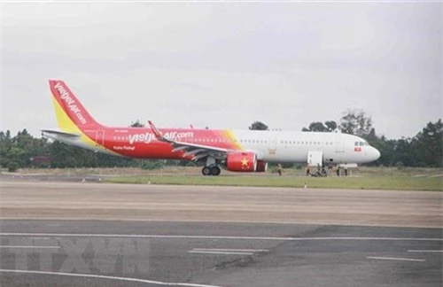 Máy bay VietJet Air. (Ảnh: Phạm Cường/TXXVN)