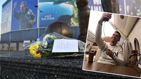 Ronaldo bị chỉ trích vì 'tự sướng' trên máy bay khi Sala mất tích