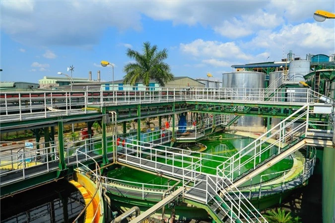 Hệ thống xử lý nước thải hiện đại, ứng dụng công nghệ xử lý Nito sinh học từ Nhật Bản.