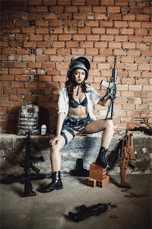 Nóng mắt với bộ ảnh cosplay PUBG như chưa bao giờ được hở của nữ sinh viên gợi cảm - Ảnh 9.