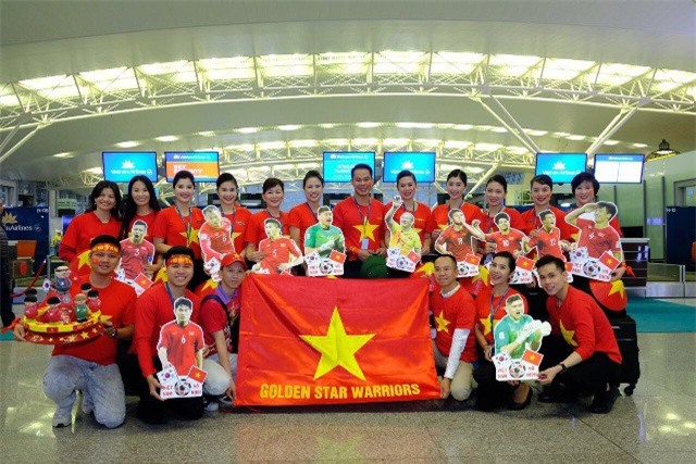 CĐV lên đường “tiếp lửa” cho Đội tuyển bóng đá quốc gia trận Tứ kết Asian Cup 2019