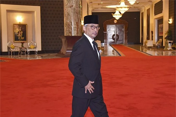 Ông Sultan Ahmad Shah - vua mới của Malaysia. Ảnh: AP.