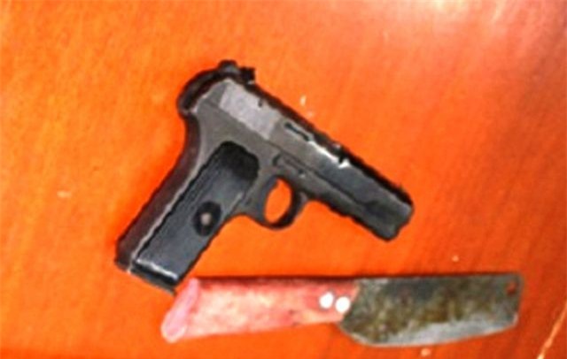 Thanh Hóa: Vứt súng K54 bỏ chạy khi phát hiện công an