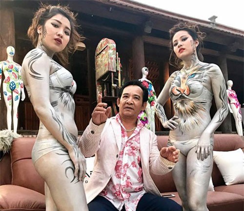 Quang Tèo và mẫu nude body painting gây phản cảm trong hài Tết: Sự thật ngã ngửa
