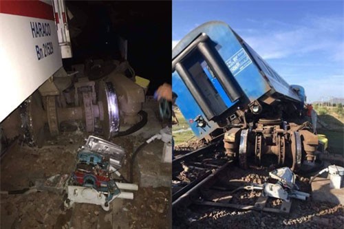 Tàu hỏa trật bánh tại Bình Thuận, hàng loạt chuyến tàu Tết bị chậm giờ