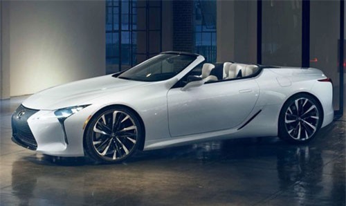 Khám phá siêu xe mui trần Lexus LC Convertible, đối thủ của BMW 8 Series Convertible