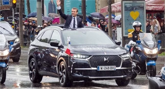 Xe DS 7 Crossback của Tổng thống Pháp Emmanuel Macron