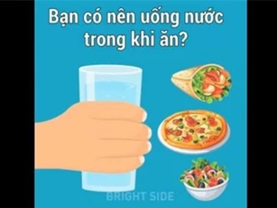 Clip: Hạn chế tác hại của việc vừa ăn vừa uống nếu làm theo hướng dẫn sau