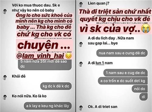 Lâm Vinh Hải dọa triệt sản để Linh Chi khỏi sinh con - 1