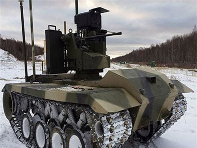 Quân đội Nga chính thức được trang bị Robot chiến đấu Uran-9