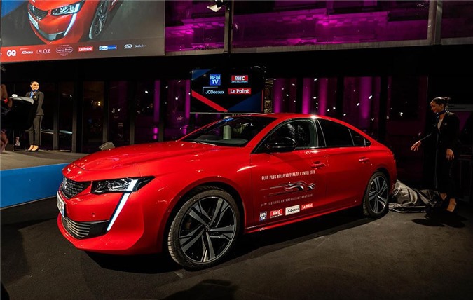 Peugeot 508 thế hệ mới thắng giải “Xe hơi đẹp nhất Thế giới năm 2018”