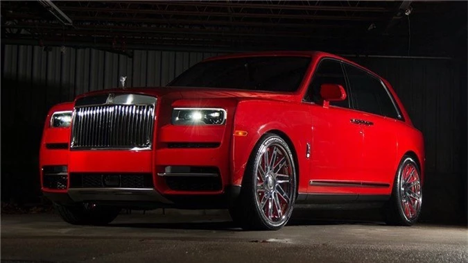Rapper Gucci Mane tặng vợ Rolls-Royce Cullinan đỏ từ ngoài vào trong ảnh 2