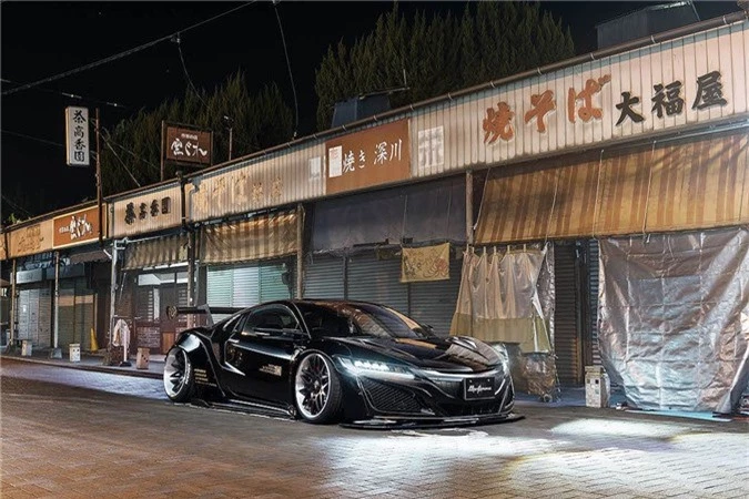 Siêu xe Honda NSX “biến hình” với widebody LB Works ảnh 6