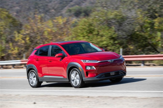Hyundai Kona động cơ điện bắt đầu mở bán, giá từ 29.995 USD