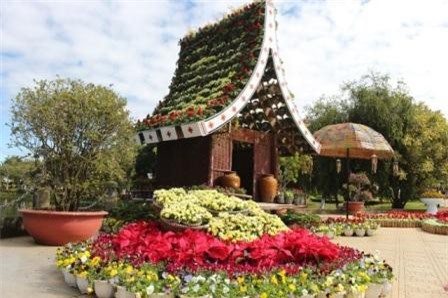 Trăm hoa đua nở tại Hội hoa Xuân xuyên tết ở Đà Lạt