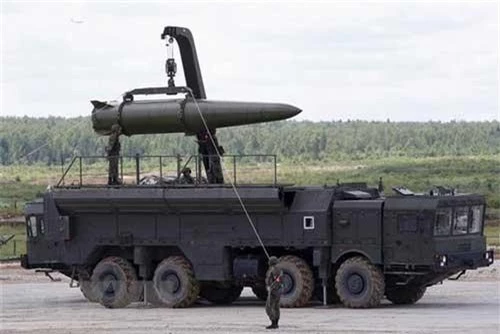 Hệ thống tên lửa đạn đạo Iskander của Nga. (Ảnh: REUTERS/TTXVN)
