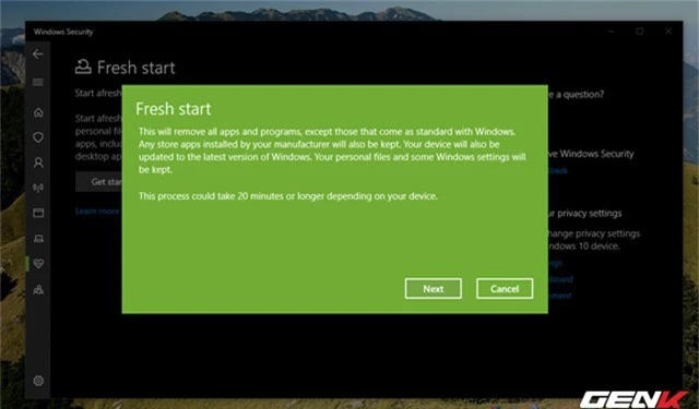 Cần gì mất thời gian cài mới, Windows 10 cung cấp sẵn cho bạn tận 4 lựa chọn “làm tươi” lại hệ điều hành - Ảnh 8.