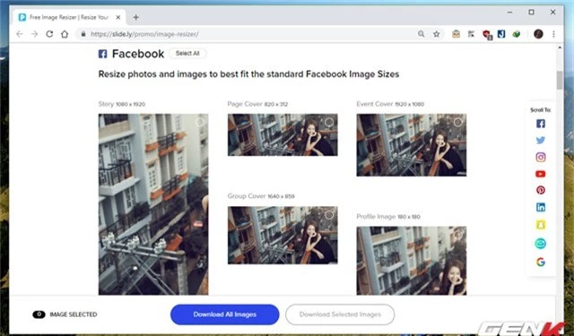 Hướng dẫn cách giúp tạo nhanh ảnh bìa cho Facebook, Twitter, YouTube,… với kích thước chuẩn - Ảnh 4.