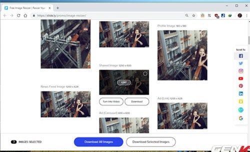 Hướng dẫn cách giúp tạo nhanh ảnh bìa cho Facebook, Twitter, YouTube,… với kích thước chuẩn