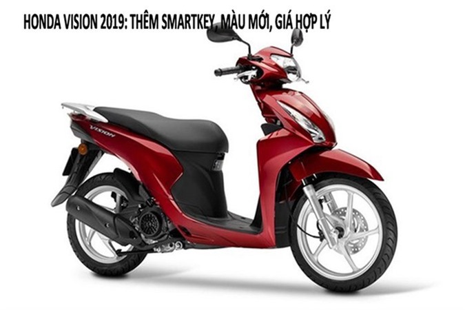 Giá xe Vision mới nhất tháng 2/2019