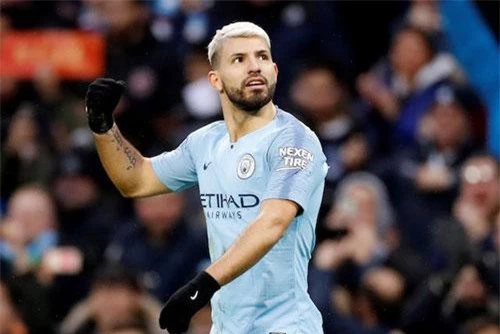 Tiền đạo: Sergio Aguero (Man City).