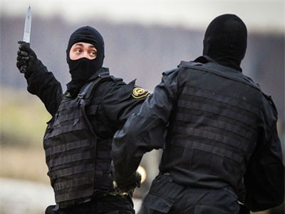 Cận cảnh dàn 'vũ khí lạnh' của Đặc nhiệm Nga