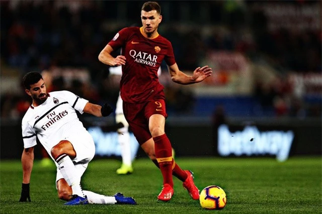 AC Milan và AS Roma bất phân thắng bại