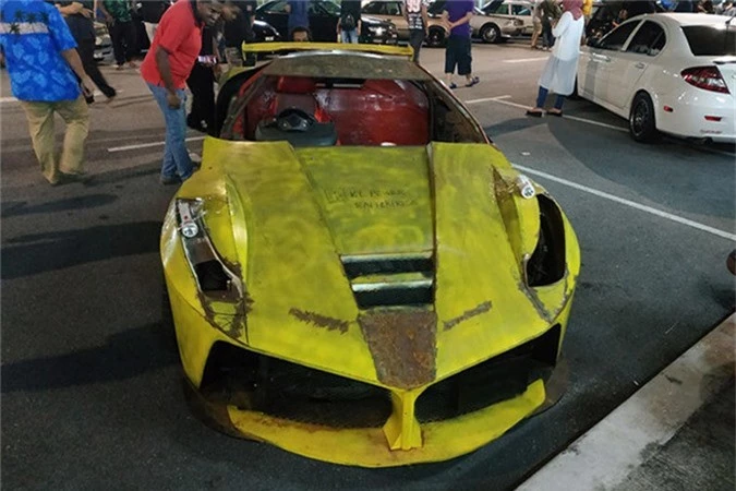 Dan choi Malaysia che sieu xe Ferrari LaFerrari tu sat vun-Hinh-4