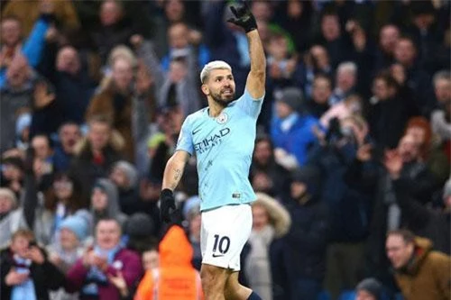 Tiền đạo: Sergio Aguero (Man City).