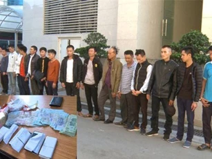 Bắt giữ 18 đối tượng đánh bạc trong ngày mùng 4 Tết