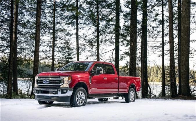 Chi tiết Ford F-Series Super Duty 2020 mạnh mẽ hơn với động cơ V8 mới. Điểm nhấn của dòng xe bán tải hạng nặng Ford F-Series Super Duty 2020 là động cơ V8 7.3L mới đi kèm với hộp số tự động 10 cấp. (CHI TIẾT)