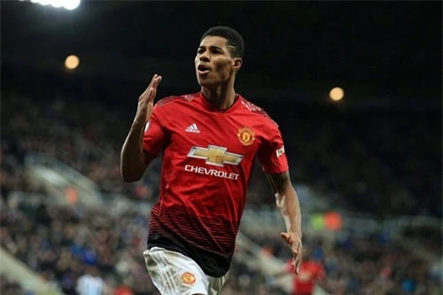 Tiền đạo: Marcus Rashford (M.U).