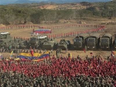 Venezuela tập trận quân sự lớn chưa từng có giữa bão khủng hoảng