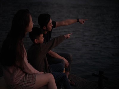 Bức ảnh 3 người 1 nhà Cường Đô la - Đàm Thu Trang và Subeo gây sốt cộng đồng mạng