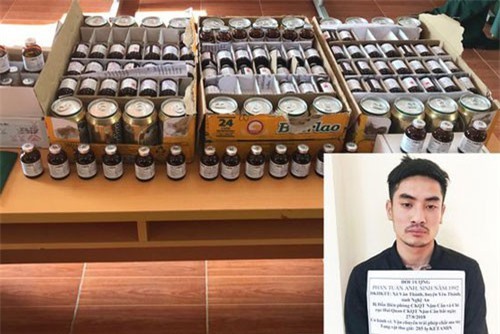 Nghệ An: Vận chuyển gần 300 lọ thuốc gây ảo giác, nam thanh niên bị phạt 60 triệu đồng
