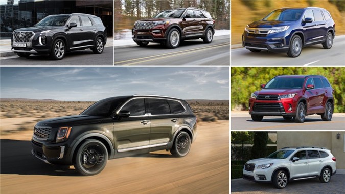 So sánh thông số giữa Kia Telluride 2020 và các đối thủ