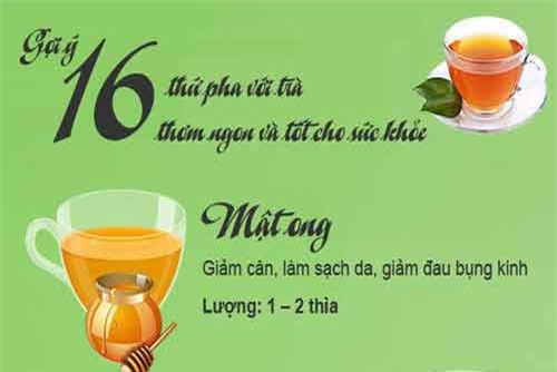 Gợi ý 16 thứ pha với trà thơm ngon và tốt cho sức khỏe