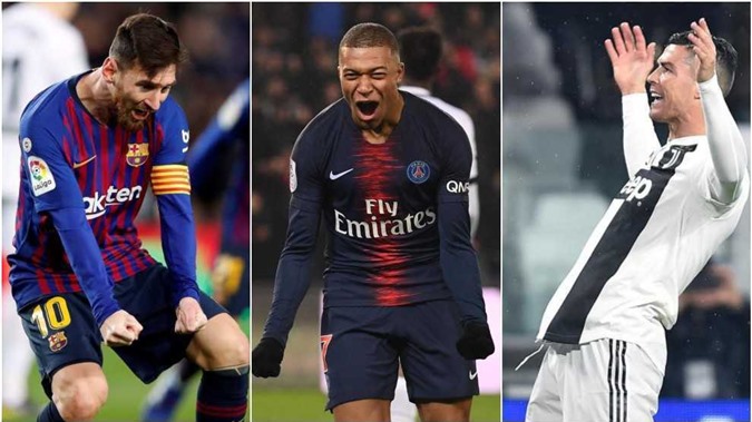 Cuộc đua Giày vàng 2019: CR7 và Mbappe ‘đe dọa' Messi