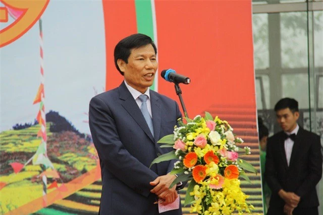 Bộ trưởng Nguyễn Ngọc Thiện phát biểu khai mạc ngày hội