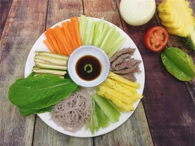 Bò cuốn lá cải