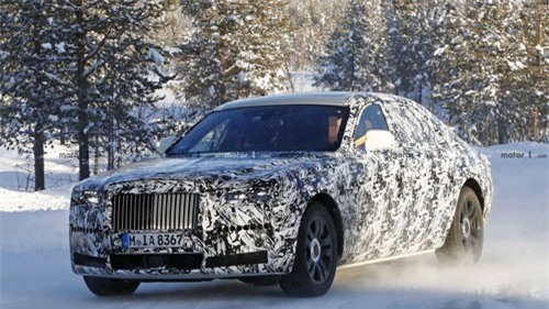 Rolls-Royce Ghost 2020 bị bắt gặp trên đường thử