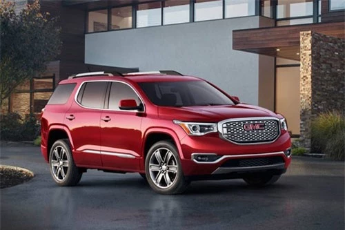 10. GMC Acadia 2019 (dung tích khoang hành lý: 362 lít).