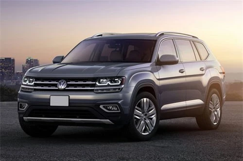 4. Volkswagen Atlas 2019 (dung tích khoang hành lý: 583 lít).