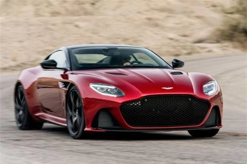 =5. Aston Martin DBS Superleggera 2019 (vận tốc tối đa: 340 km/h).